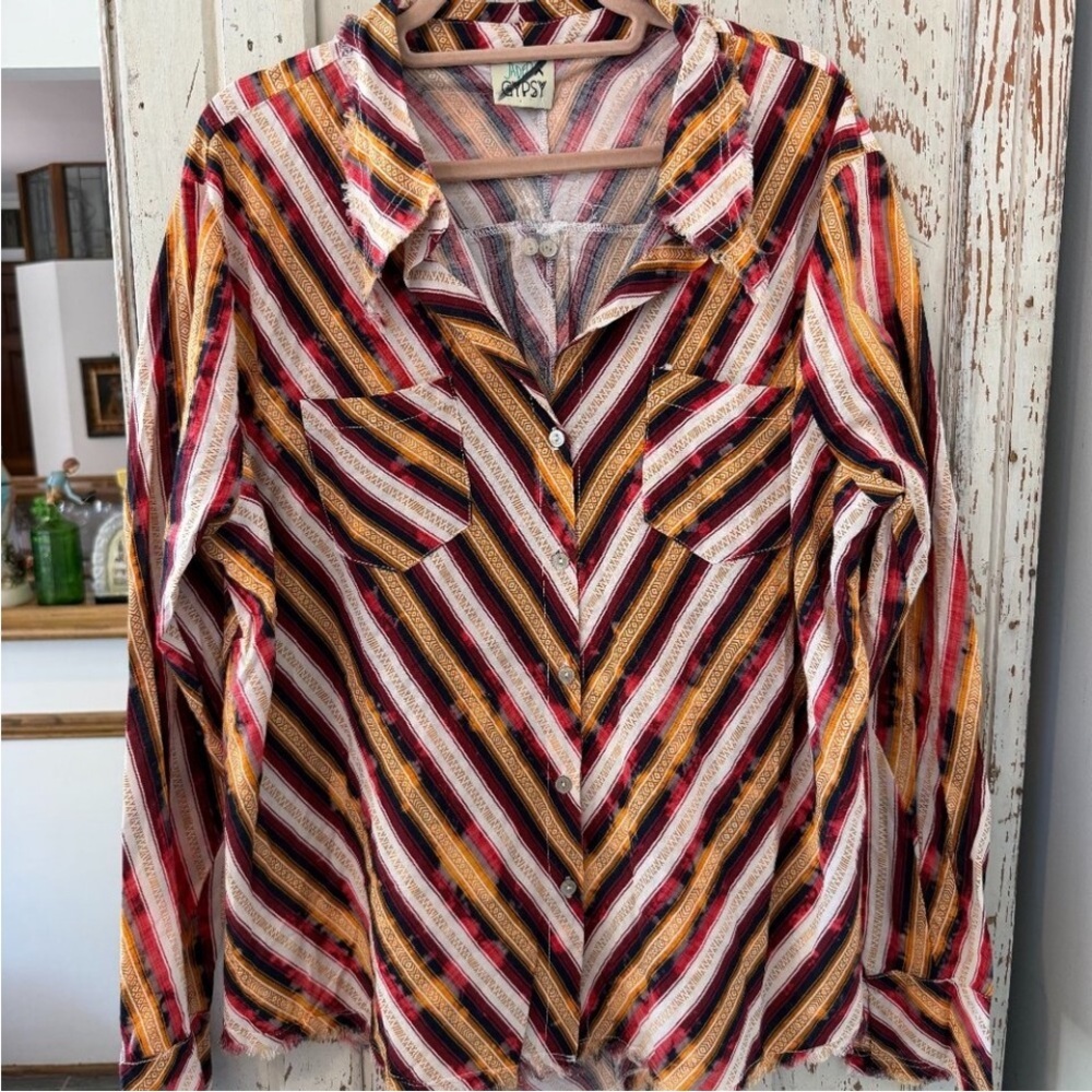 NWT JADED GYPSY FADE AWAY TOP - Picture 2 of 4